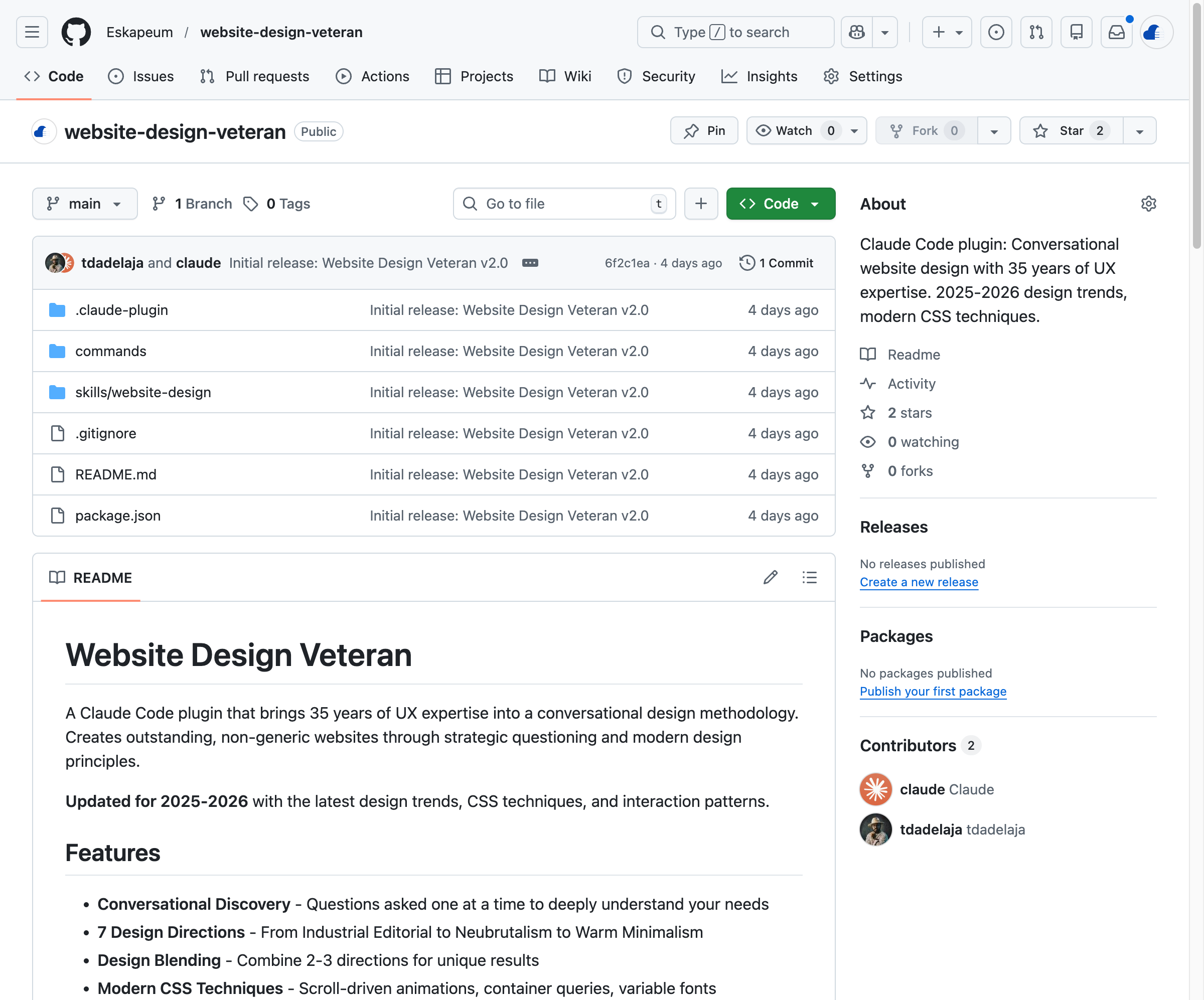 Website Design Veteran